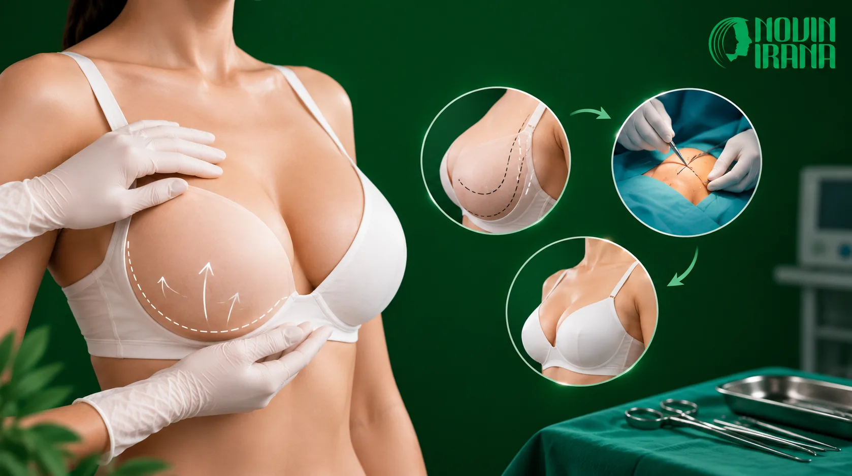 عمل لیفت سینه چگونه انجام میشود؟
